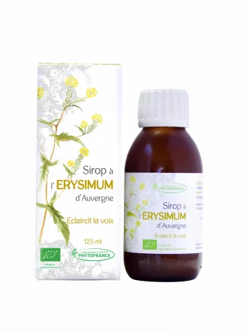 Sirop bio Herbe aux chantres d'Auvergne � Voix claire & gorge apais&eacute;e
