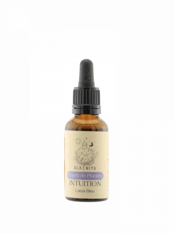 &Eacute;lixir Intuition Lotus Bleu bio rare &eacute;veil intuition sagesse int&eacute;rieure et inspiration mystique