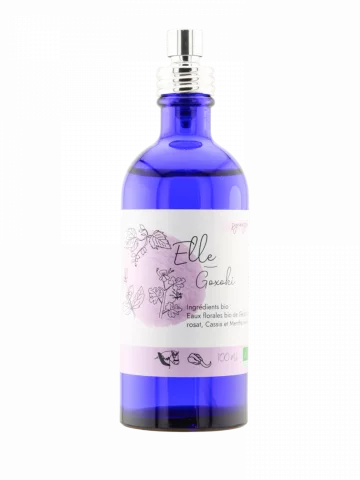 Peau mature et teint fatigu&eacute; lotion d�hydrolats bio Elle Goxoki du Pays basque 100 ml
