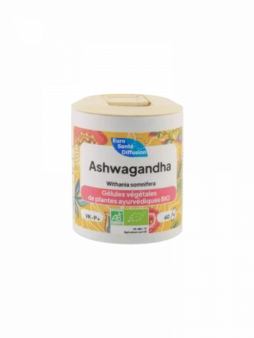 Ashwagandha bio 375 mg adaptog&egrave;ne stress anxi&eacute;t&eacute; sommeil