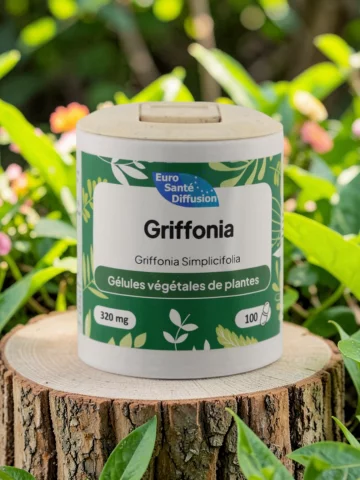 Griffonia 320 mg 100 g&eacute;lules v&eacute;g&eacute;tales sommeil, s&eacute;r&eacute;nit&eacute; et gestion des envies