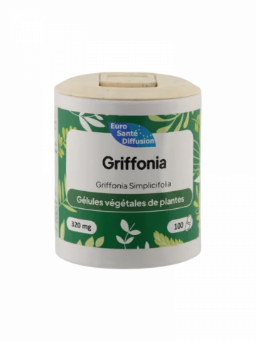 Griffonia 320 mg 100 g&eacute;lules v&eacute;g&eacute;tales sommeil, s&eacute;r&eacute;nit&eacute; et gestion des envies