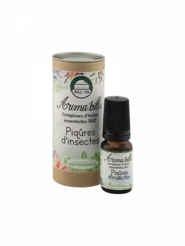 Roll-on Piq&ucirc;res d�insectes huiles essentielles bio apaisement cutan&eacute; 10 ml