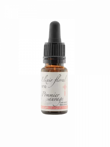 Fleur de Bach Pommier sauvage Crab Apple &Eacute;lixir floral Bio Purification et Acceptation de soi
