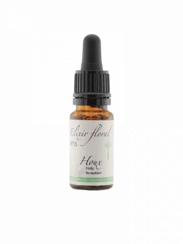 Fleur de Bach Houx Holly &Eacute;lixir floral Bio Ouverture du c�ur et Apaisement &eacute;motionnel