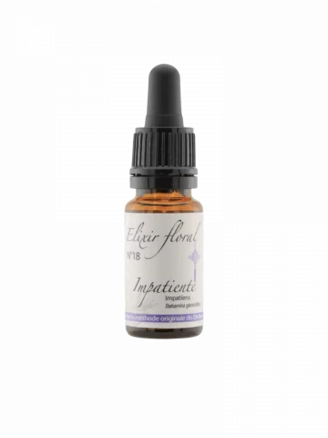 Fleur de Bach Impatiente Impatiens &Eacute;lixir floral Bio Patience et Apaisement
