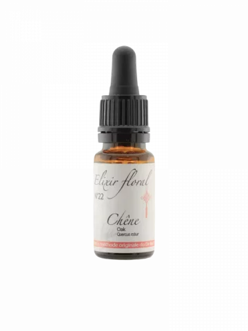 Fleur de Bach Ch&ecirc;ne Oak &Eacute;lixir floral Bio Endurance et L&acirc;cher-prise