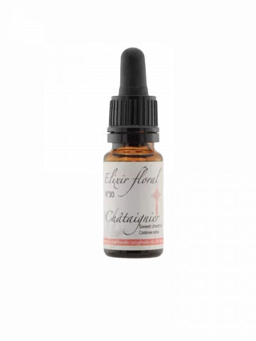 Fleur de Bach Ch&acirc;taignier Sweet Chestnut &Eacute;lixir floral Bio Apaisement et Renouveau int&eacute;rieur