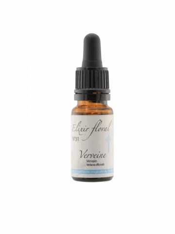 Fleur de Bach Verveine Vervain &Eacute;lixir floral Bio Apaisement et Mod&eacute;ration