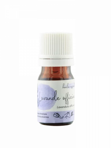 Stress, sommeil et peau sensible huile essentielle de Lavande vraie, Lavande officinale, Lavande fine bio 5 ml