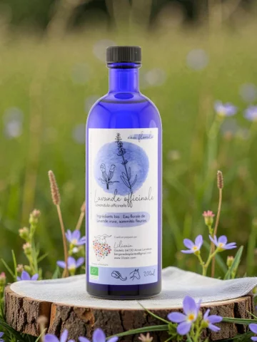 Stress, peau &eacute;chauff&eacute;e et piq&ucirc;res eau florale de Lavande sauvage bio du Pays basque 200 ml