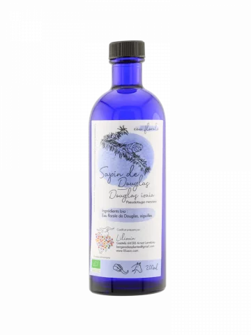 Respiration encombr&eacute;e et besoin d�air frais hydrolat de Sapin de Douglas bio du Pays basque.