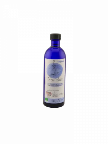 Pr&eacute;-m&eacute;nopause, r&egrave;gles douloureuses et digestion lente hydrolat de Sauge sclar&eacute;e bio du Pays basque 200 ml