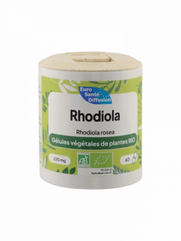 Rhodiola bio en g&eacute;lules adaptog&egrave;ne anti-stress et fatigue mentale