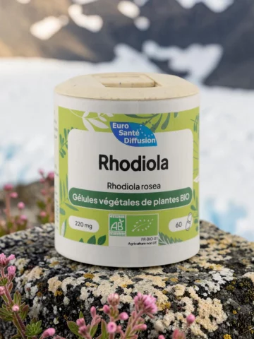 Rhodiola bio en g&eacute;lules adaptog&egrave;ne anti-stress et fatigue mentale
