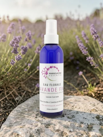 Eau florale de Lavande fine bio apaisante peau et relaxation 200 ml