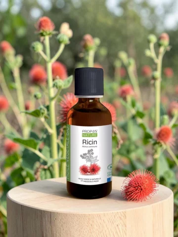 Huile de Ricin Bio vierge - soin cheveux, cils et ongles