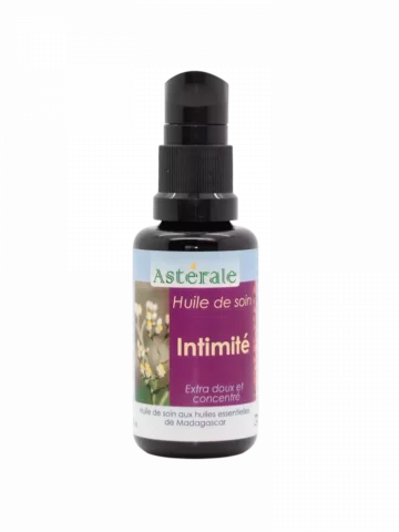 Huile de soin Intimit&eacute; bio 30 ml confort intime et s&eacute;cheresse vaginale.