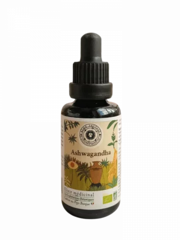 Ashwagandha bio du Pays Basque, extrait adaptog&egrave;ne stress et vitalit&eacute;
