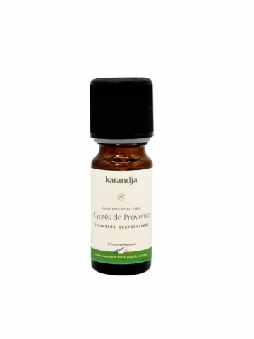 Huile essentielle Cypr&egrave;s de Provence bio circulation respiration 10 ml