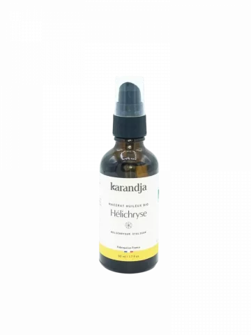 Mac&eacute;rat huileux d�H&eacute;lichryse italienne Bio bleus et rougeurs 50 ml