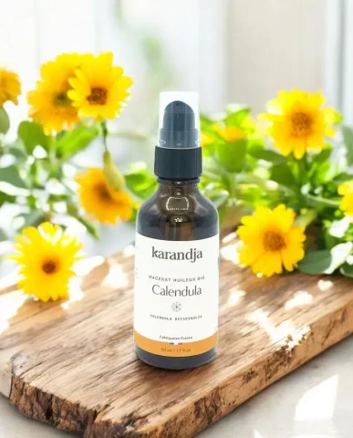 Macérât Huileux Bio de Calendula  Apaisant et Régénérant  Peaux Sensibles  Origine France